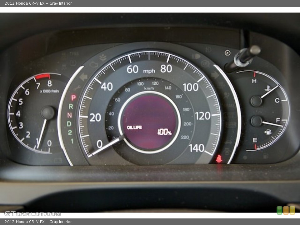 Gray Interior Gauges for the 2012 Honda CR-V EX #66547023