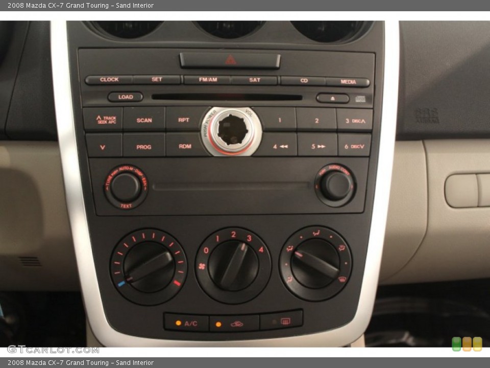 Sand Interior Controls for the 2008 Mazda CX-7 Grand Touring #66549258