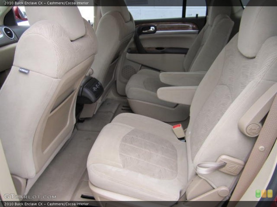 Cashmere/Cocoa Interior Rear Seat for the 2010 Buick Enclave CX #66550842