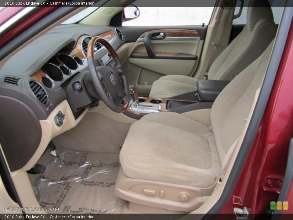 Cashmere/Cocoa Interior Front Seat for the 2010 Buick Enclave CX #66550845