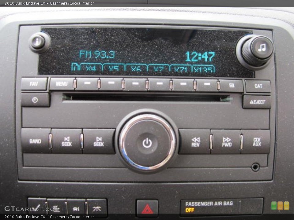 Cashmere/Cocoa Interior Audio System for the 2010 Buick Enclave CX #66550902