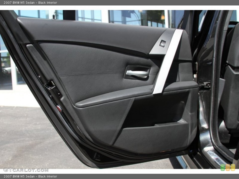 Black Interior Door Panel for the 2007 BMW M5 Sedan #66553255