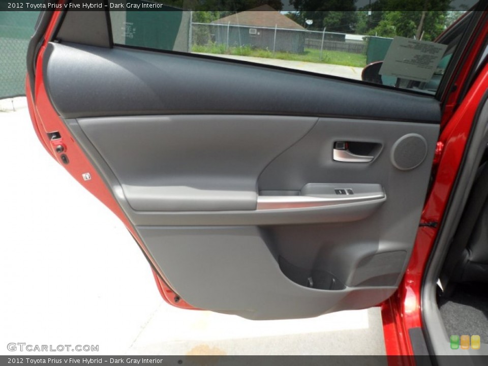 Dark Gray Interior Door Panel for the 2012 Toyota Prius v Five Hybrid #66553375