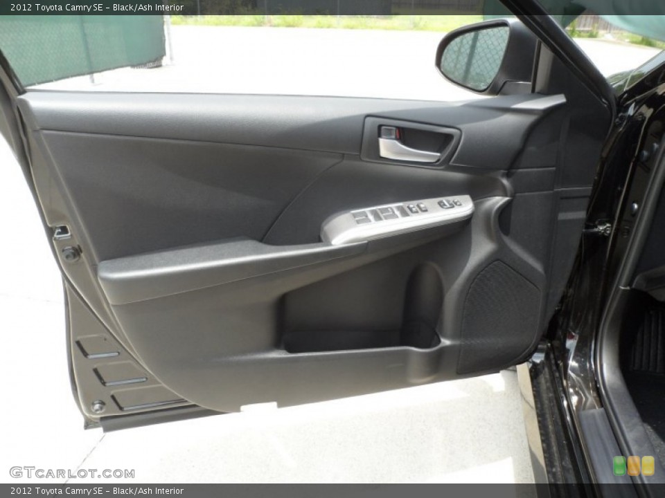 Black/Ash Interior Door Panel for the 2012 Toyota Camry SE #66553594