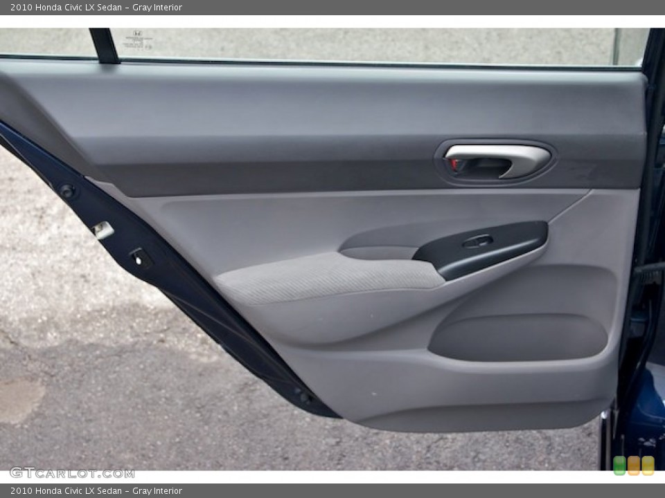 Gray Interior Door Panel for the 2010 Honda Civic LX Sedan #66558006