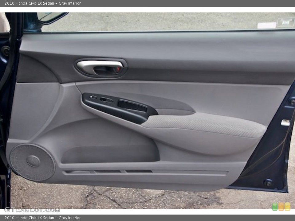 Gray Interior Door Panel for the 2010 Honda Civic LX Sedan #66558024