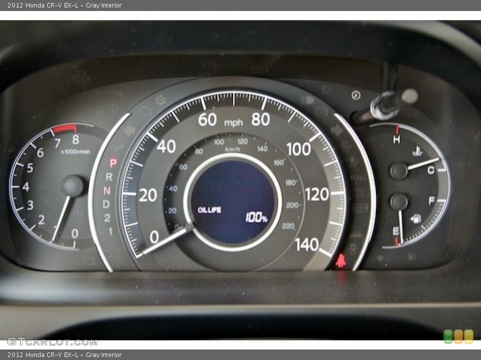 Gray Interior Gauges for the 2012 Honda CR-V EX-L #66559965