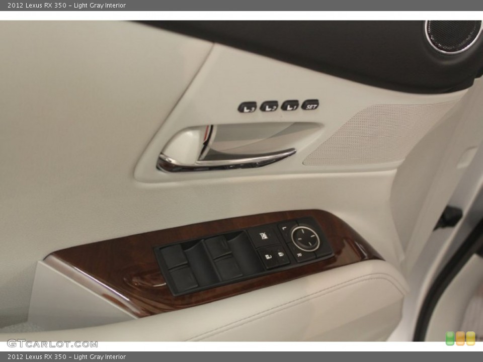 Light Gray Interior Controls for the 2012 Lexus RX 350 #66560181