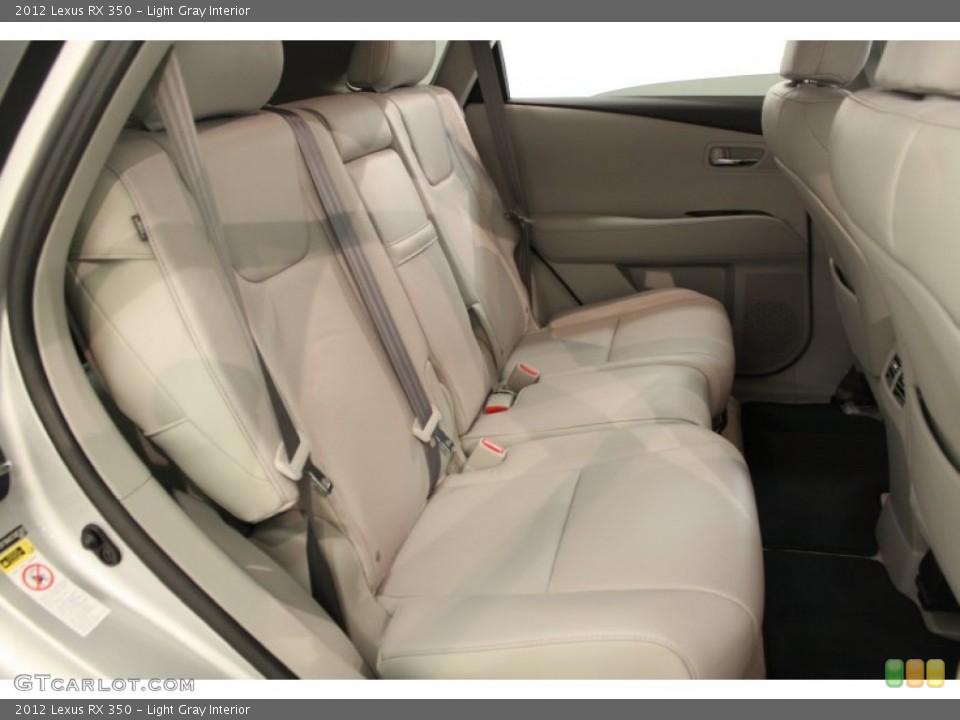 Light Gray Interior Rear Seat for the 2012 Lexus RX 350 #66560265