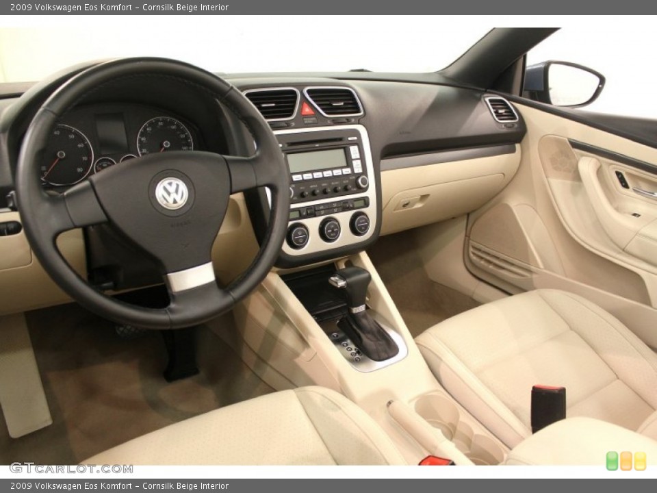 Cornsilk Beige Interior Photo for the 2009 Volkswagen Eos Komfort #66561282