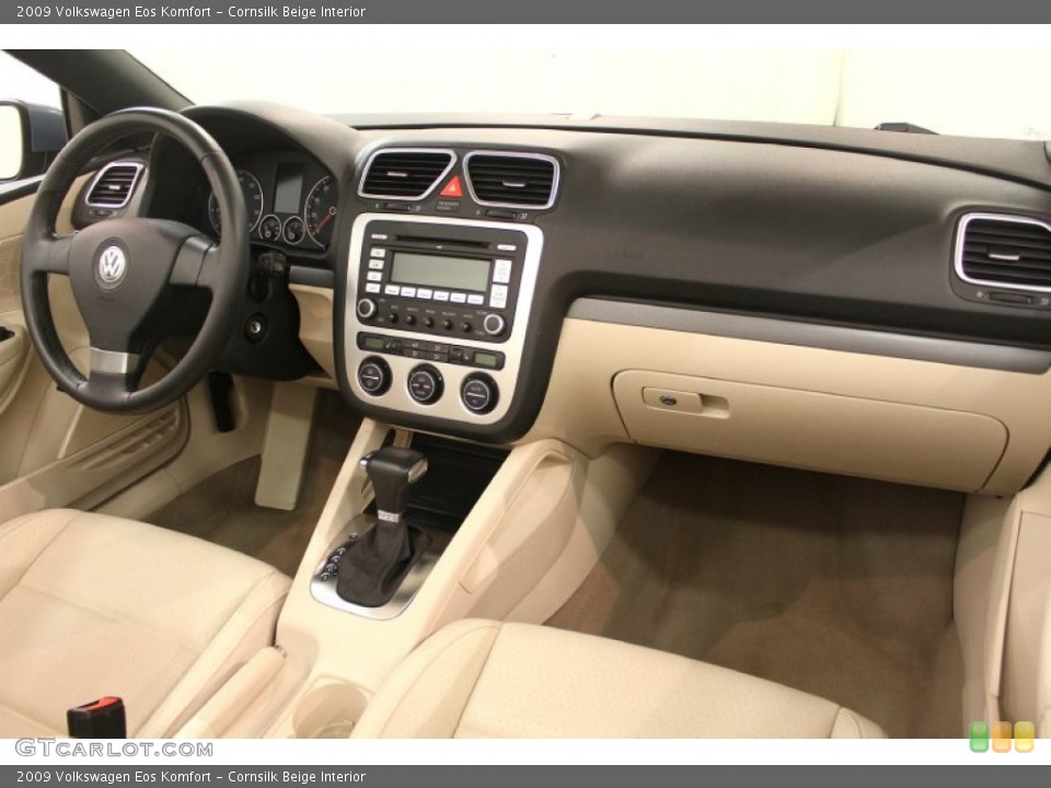Cornsilk Beige Interior Dashboard for the 2009 Volkswagen Eos Komfort #66561312