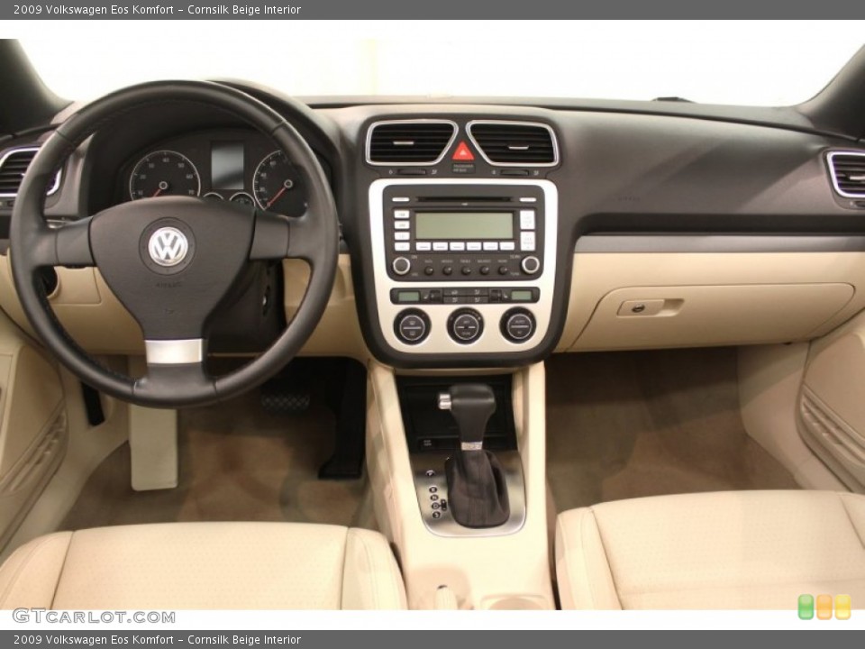 Cornsilk Beige Interior Dashboard for the 2009 Volkswagen Eos Komfort #66561341