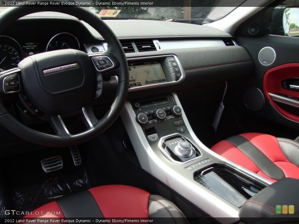 Dynamic Ebony/Pimento Interior Photo for the 2012 Land Rover Range Rover Evoque Dynamic #66562431