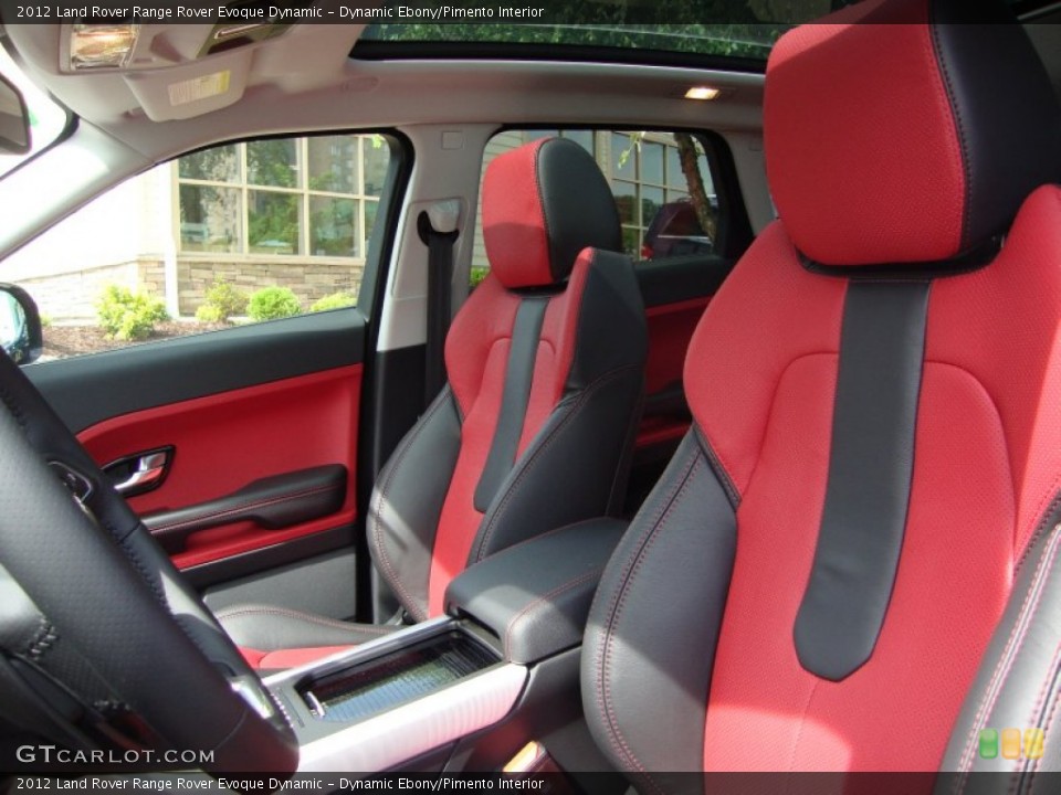 Dynamic Ebony/Pimento Interior Photo for the 2012 Land Rover Range Rover Evoque Dynamic #66562440