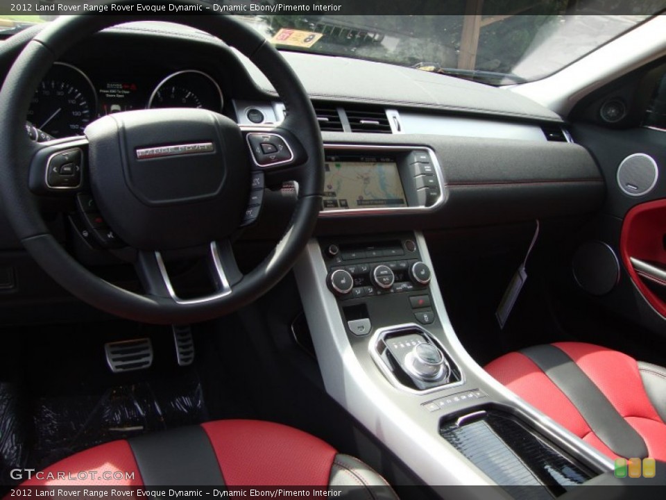 Dynamic Ebony/Pimento Interior Dashboard for the 2012 Land Rover Range Rover Evoque Dynamic #66562482