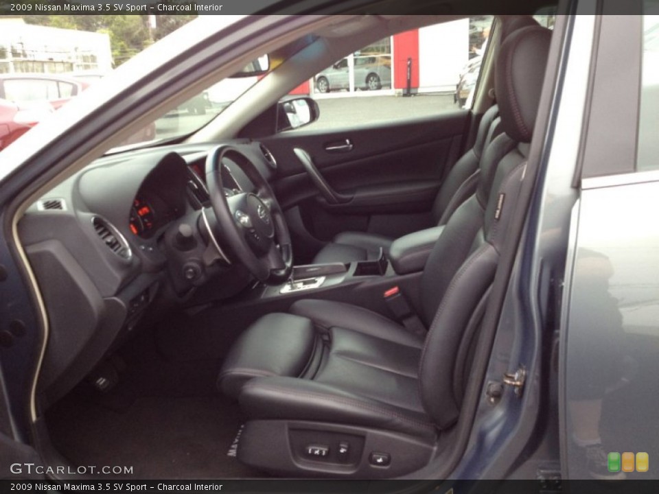Charcoal Interior Photo for the 2009 Nissan Maxima 3.5 SV Sport #66563112
