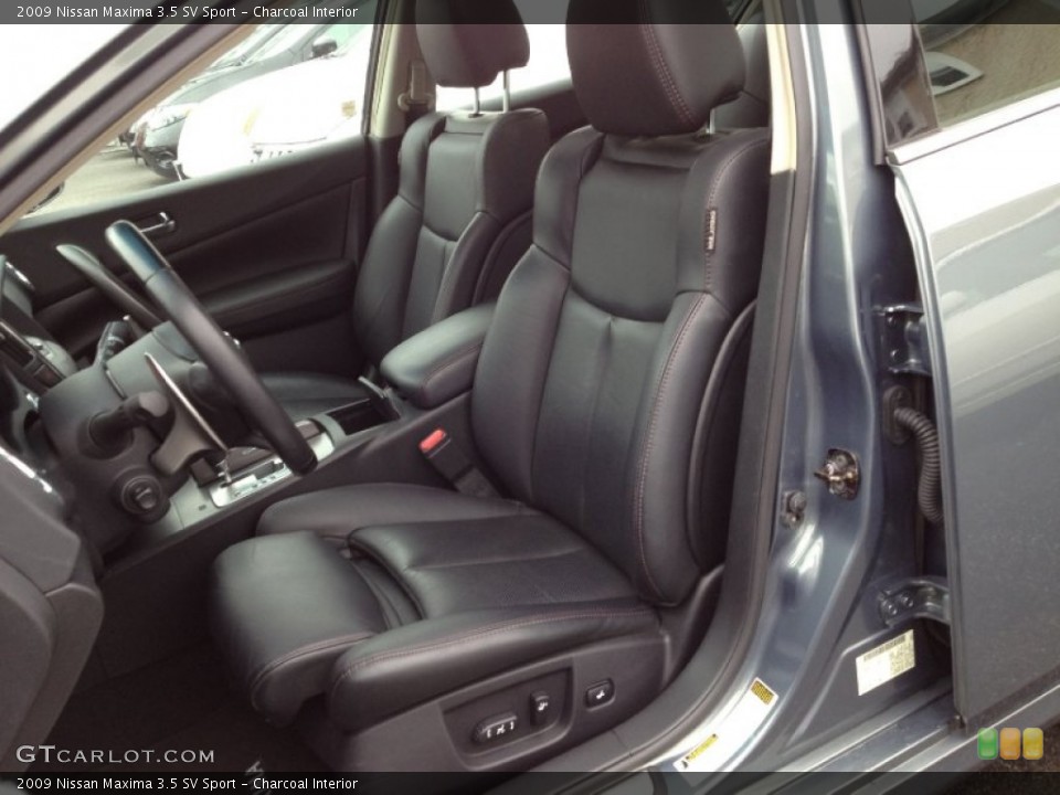 Charcoal Interior Front Seat for the 2009 Nissan Maxima 3.5 SV Sport #66563130