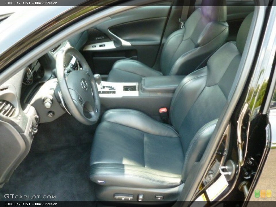Black Interior Photo for the 2008 Lexus IS F #66564732