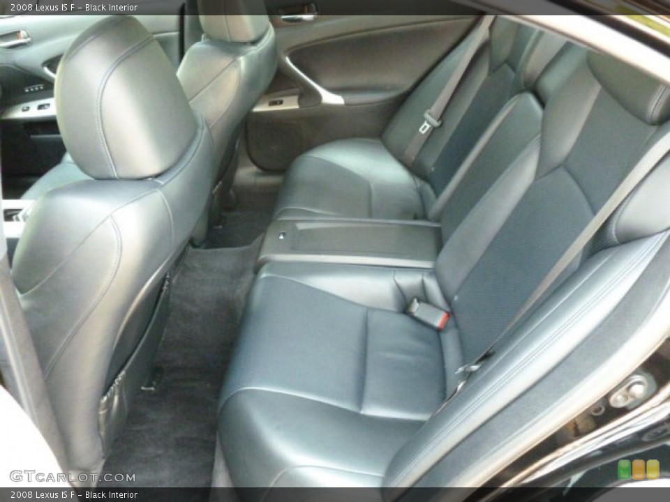 Black Interior Photo for the 2008 Lexus IS F #66564769