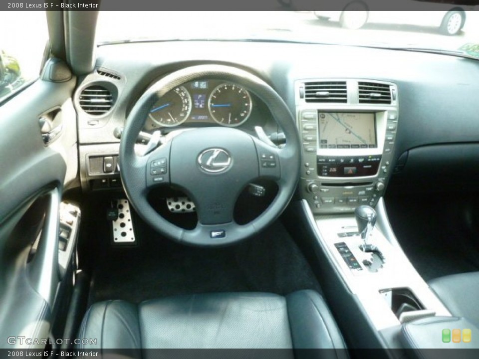Black Interior Dashboard for the 2008 Lexus IS F #66564777
