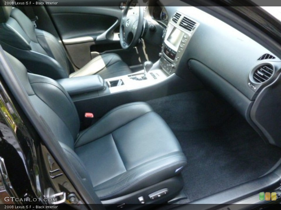 Black Interior Photo for the 2008 Lexus IS F #66564794