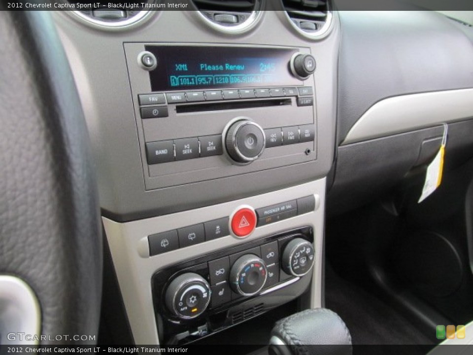 Black/Light Titanium Interior Controls for the 2012 Chevrolet Captiva Sport LT #66565928