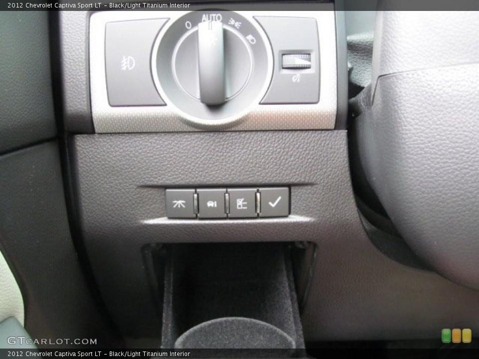 Black/Light Titanium Interior Controls for the 2012 Chevrolet Captiva Sport LT #66565977