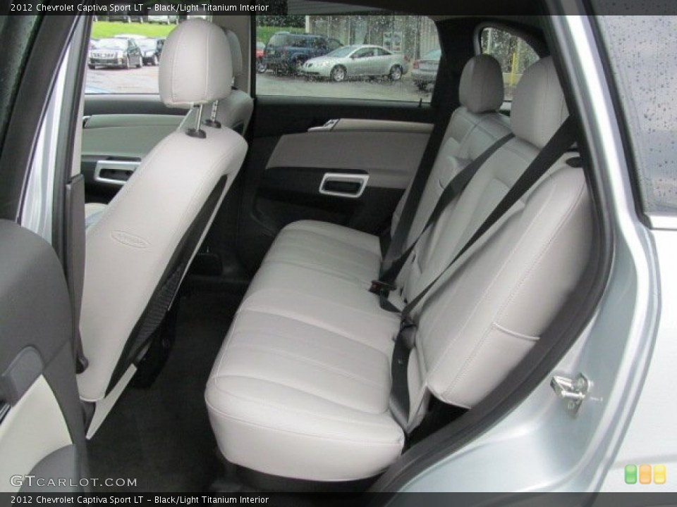 Black/Light Titanium Interior Rear Seat for the 2012 Chevrolet Captiva Sport LT #66565983