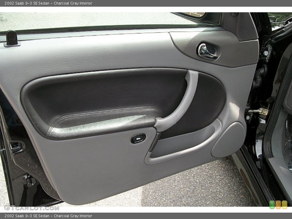 Charcoal Gray Interior Door Panel for the 2002 Saab 9-3 SE Sedan #66565998
