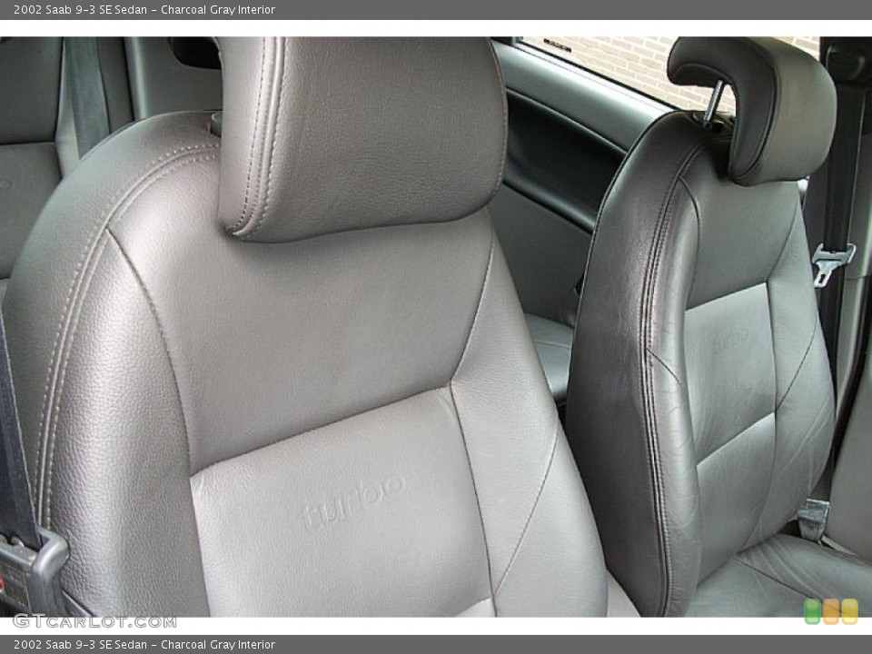 Charcoal Gray Interior Front Seat for the 2002 Saab 9-3 SE Sedan #66566043