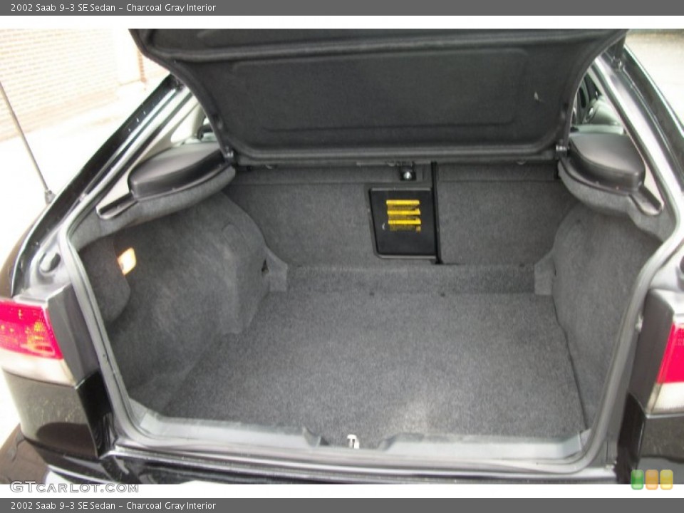 Charcoal Gray Interior Trunk for the 2002 Saab 9-3 SE Sedan #66566145
