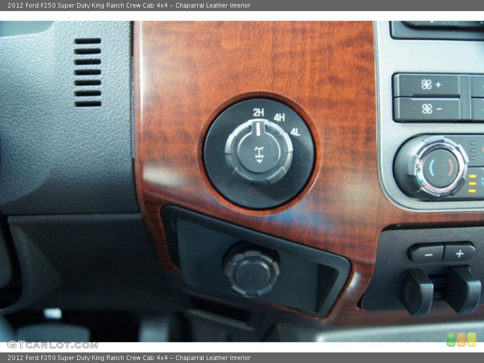 Chaparral Leather Interior Controls for the 2012 Ford F250 Super Duty King Ranch Crew Cab 4x4 #66567828