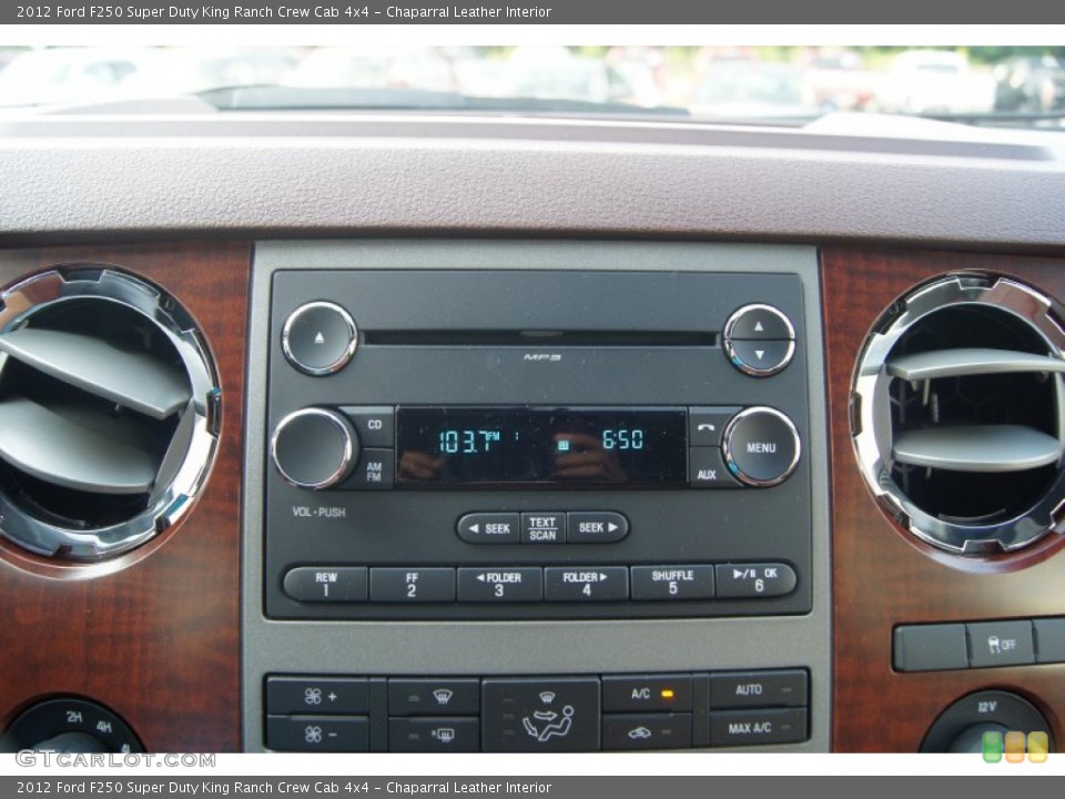 Chaparral Leather Interior Controls for the 2012 Ford F250 Super Duty King Ranch Crew Cab 4x4 #66567834