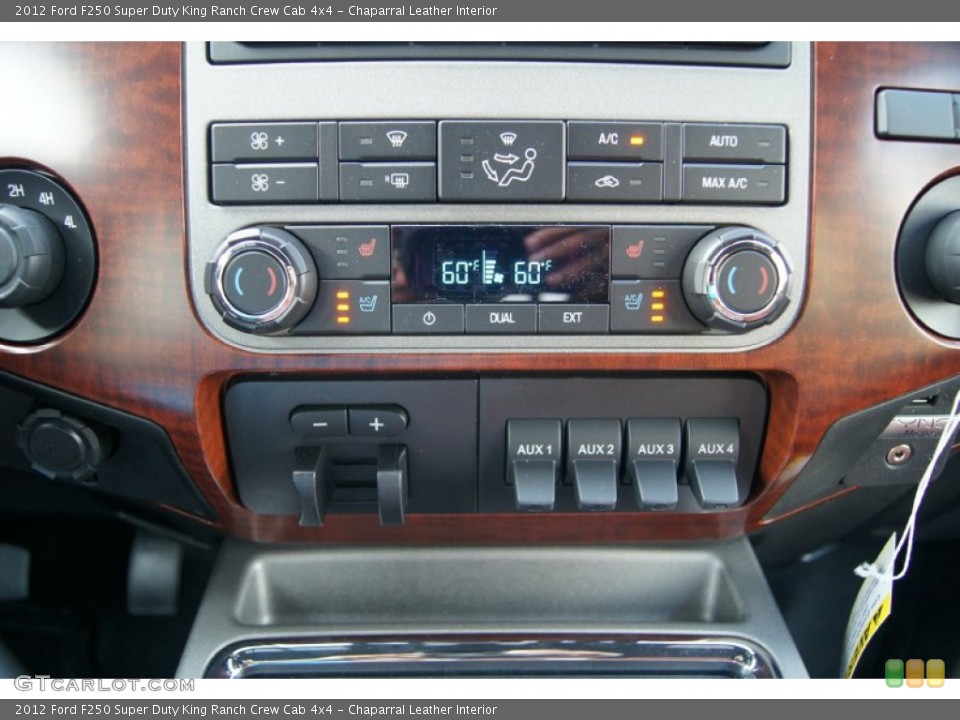 Chaparral Leather Interior Controls for the 2012 Ford F250 Super Duty King Ranch Crew Cab 4x4 #66567839