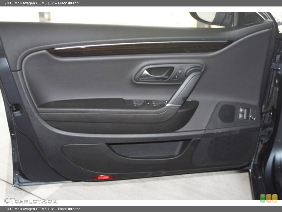 Black Interior Door Panel for the 2013 Volkswagen CC V6 Lux #66568890