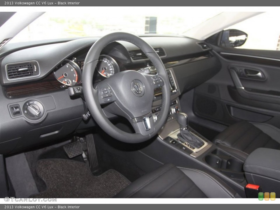 Black Interior Photo for the 2013 Volkswagen CC V6 Lux #66568899