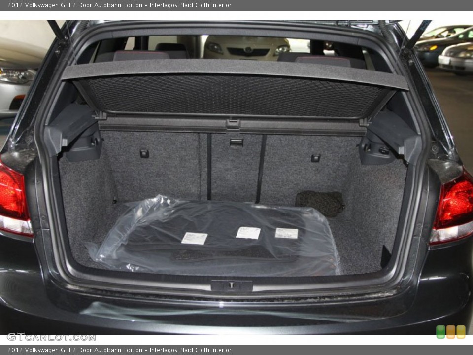 Interlagos Plaid Cloth Interior Trunk for the 2012 Volkswagen GTI 2 Door Autobahn Edition #66569412