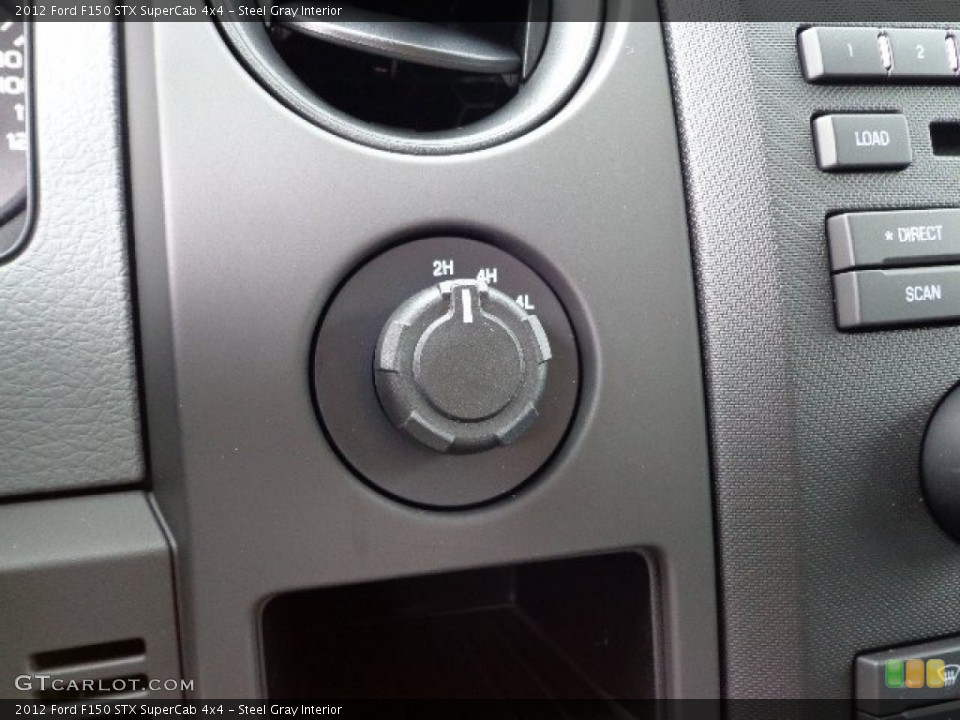 Steel Gray Interior Controls for the 2012 Ford F150 STX SuperCab 4x4 #66570120