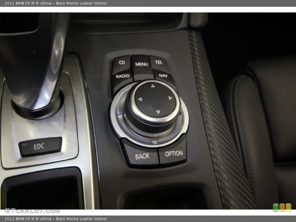 Black Merino Leather Interior Controls for the 2011 BMW X6 M M xDrive #66571830