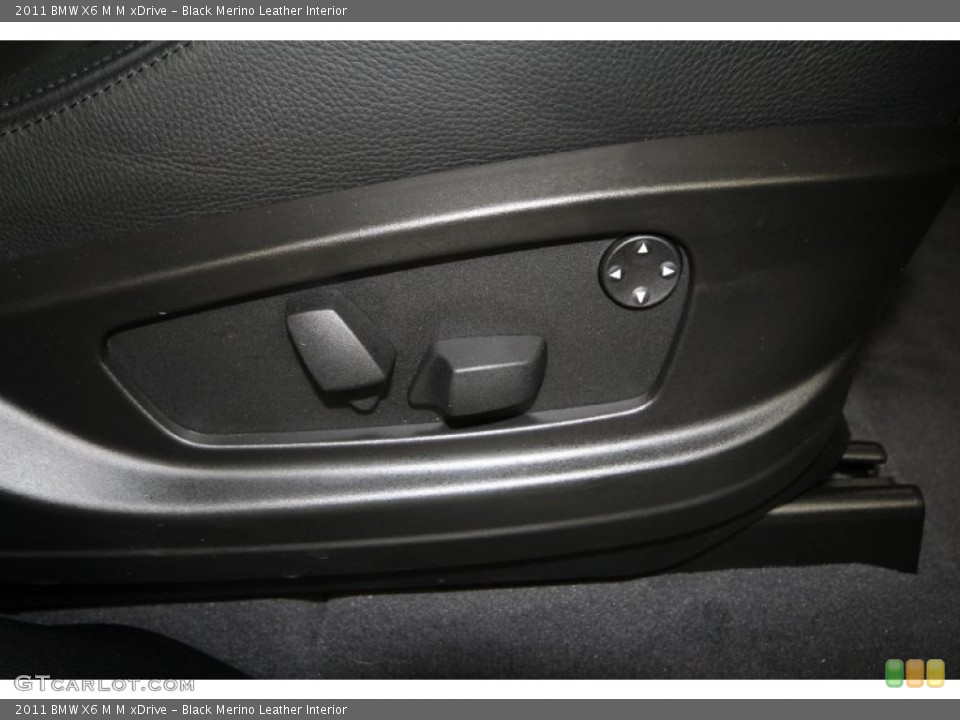 Black Merino Leather Interior Controls for the 2011 BMW X6 M M xDrive #66571968