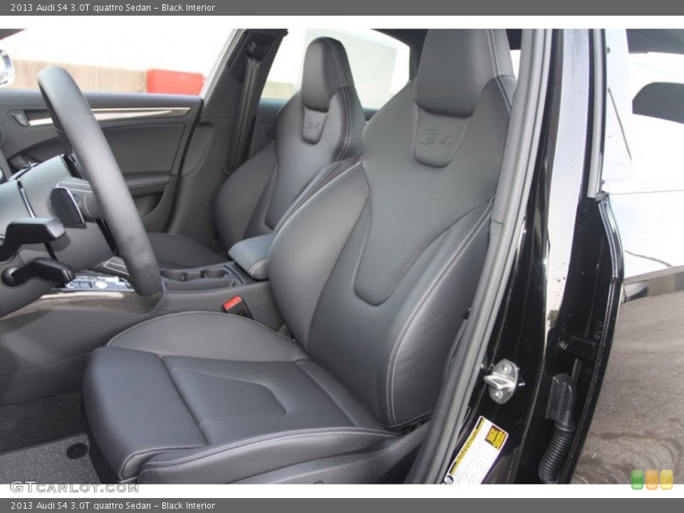 Black Interior Front Seat for the 2013 Audi S4 3.0T quattro Sedan #66572622