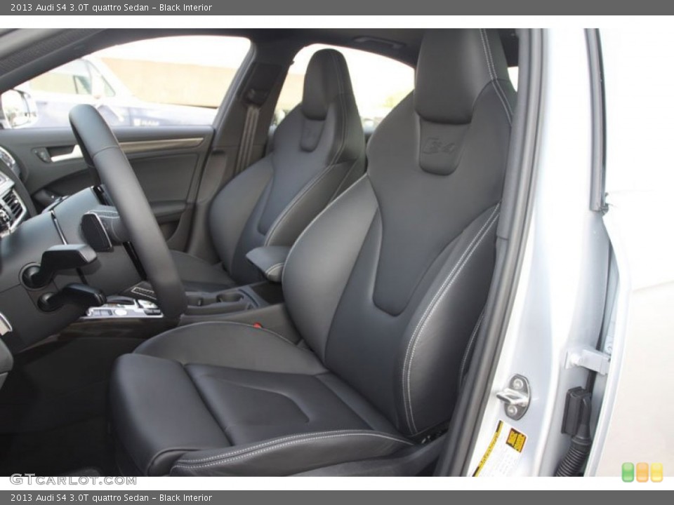 Black Interior Front Seat for the 2013 Audi S4 3.0T quattro Sedan #66572859