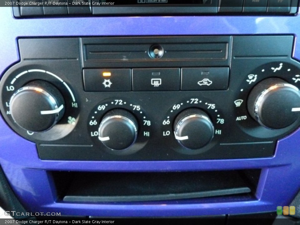 Dark Slate Gray Interior Controls for the 2007 Dodge Charger R/T Daytona #66573498
