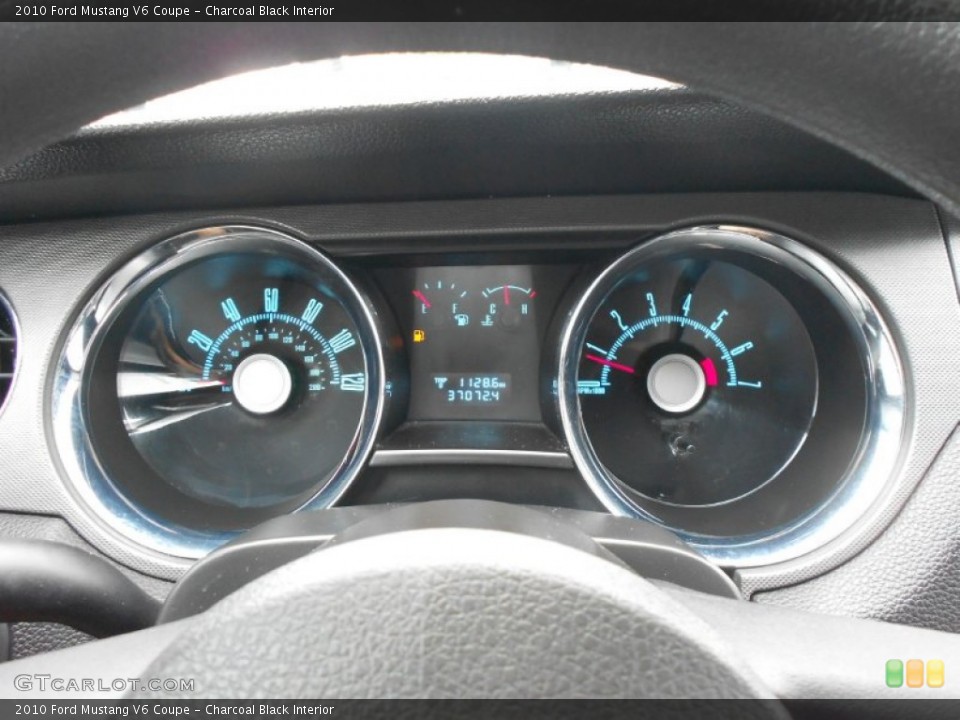 Charcoal Black Interior Gauges for the 2010 Ford Mustang V6 Coupe #66579788