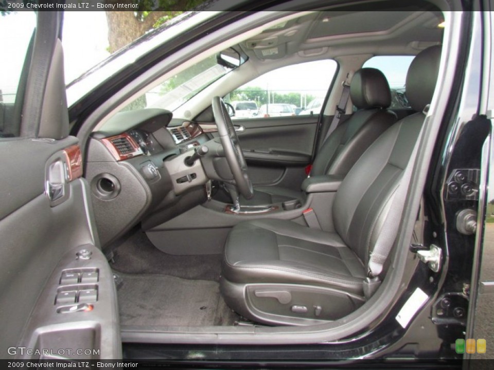 Ebony Interior Photo for the 2009 Chevrolet Impala LTZ #66579947