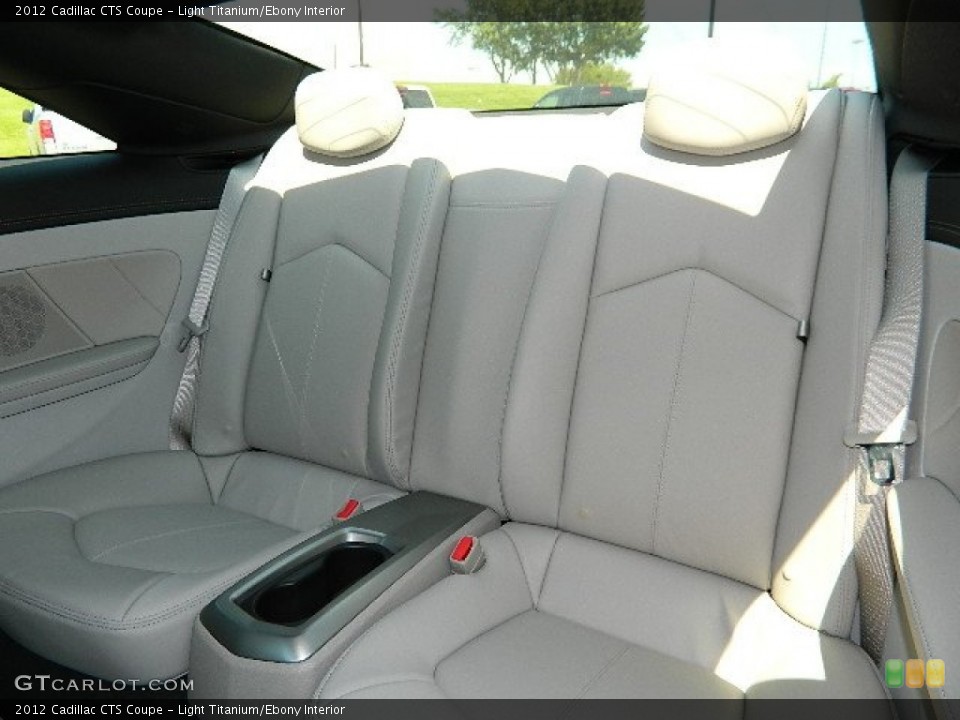 Light Titanium/Ebony Interior Rear Seat for the 2012 Cadillac CTS Coupe #66582401