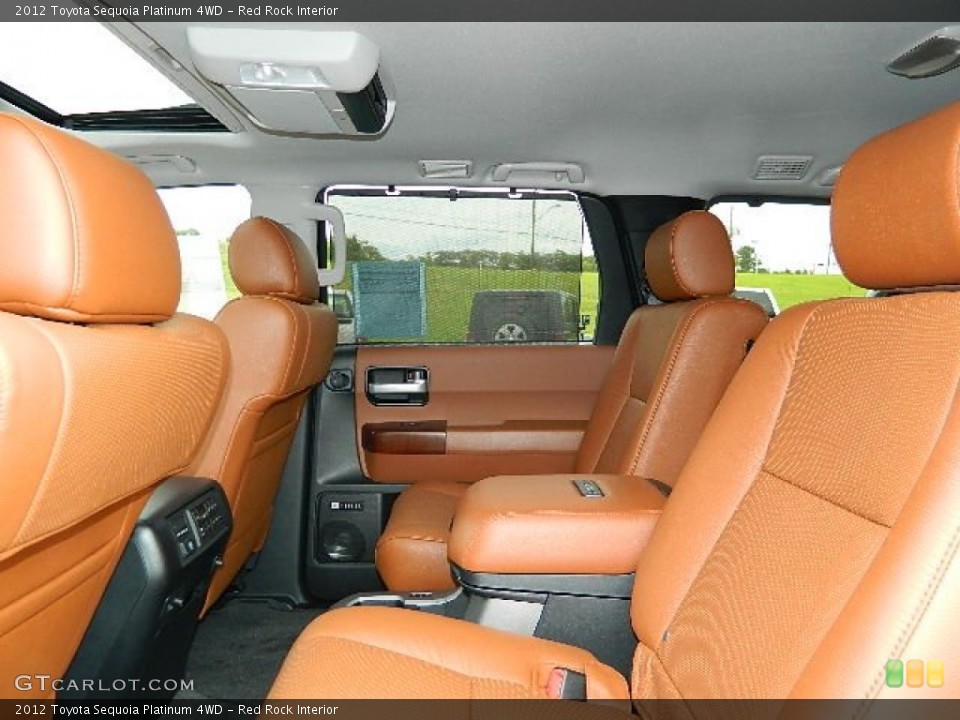 Red Rock Interior Photo for the 2012 Toyota Sequoia Platinum 4WD #66582626
