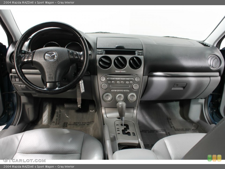 Gray Interior Dashboard for the 2004 Mazda MAZDA6 s Sport Wagon #66585477