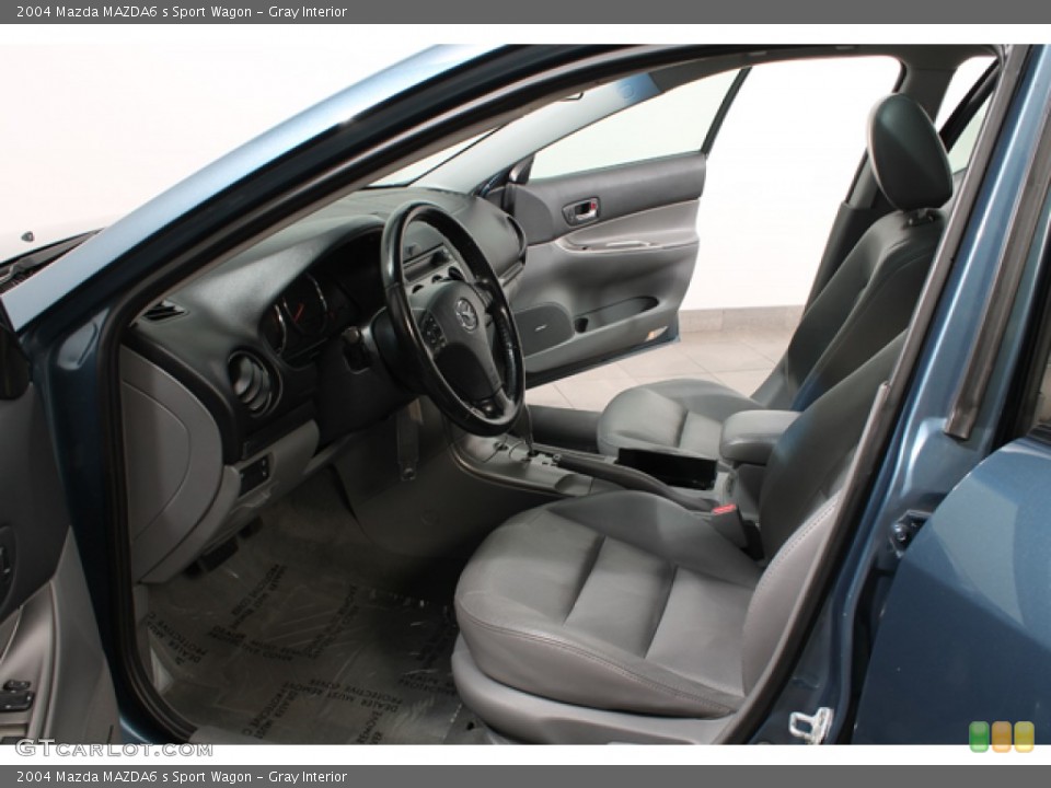 Gray Interior Front Seat for the 2004 Mazda MAZDA6 s Sport Wagon #66585584