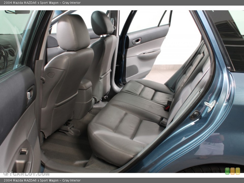 Gray Interior Rear Seat for the 2004 Mazda MAZDA6 s Sport Wagon #66585595